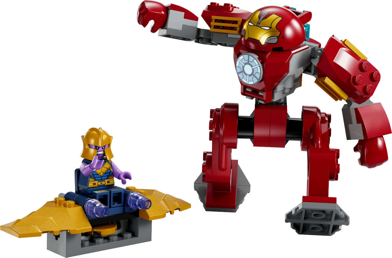 LEGO MARVEL Hulkbuster Iron Mana vs. Thanos 76263