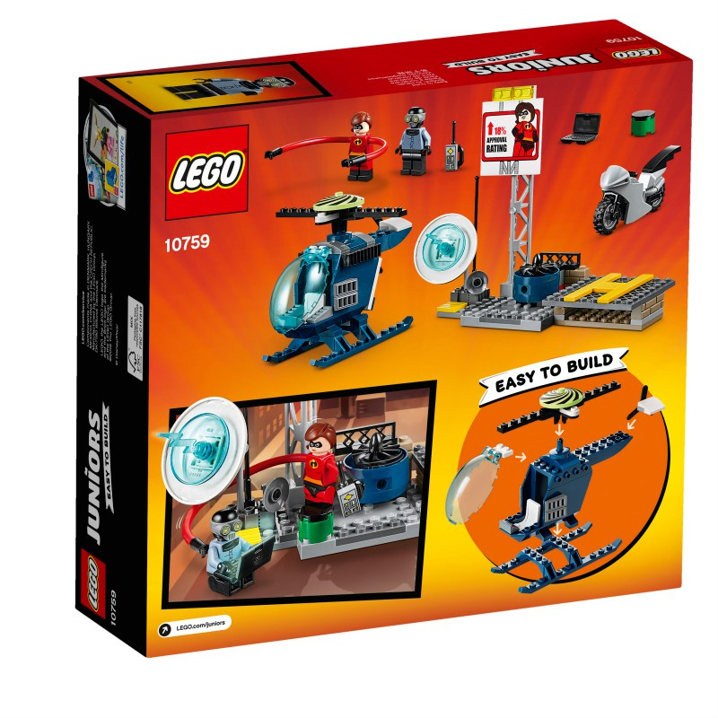 LEGO JUNIORS 10759 POŚCIG ELASTYNY