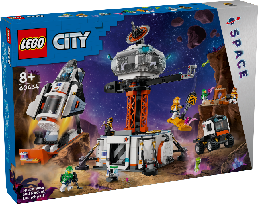 LEGO CITY Stacja kosmiczna i stanowisko startowe rakiety 60434