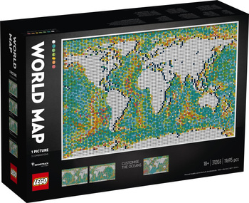 LEGO Art  Mapa Świata 31203