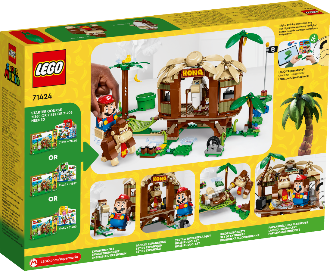 LEGO MARIO Domek na drzewie Donkey Konga — zestaw rozszerzający 71424