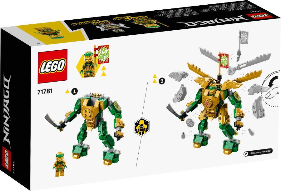LEGO NINJAGO Starcie Lloyda z Mechem EVO 71781