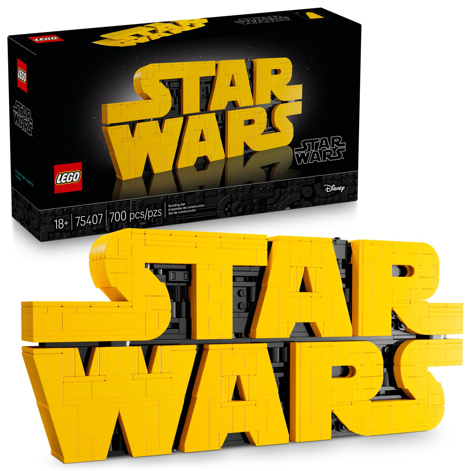 Lego Star Wars 75407 Logo Star Wars Zbudowane z klocków lego