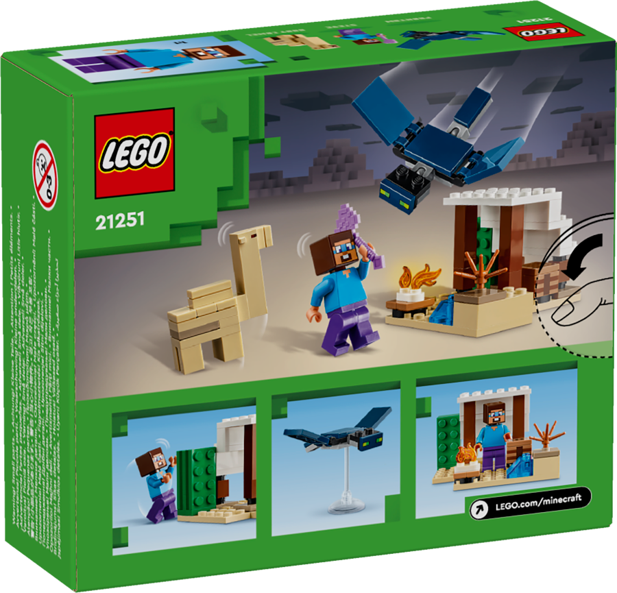 LEGO MINECRAFT Pustynna wyprawa Steve’a 21251