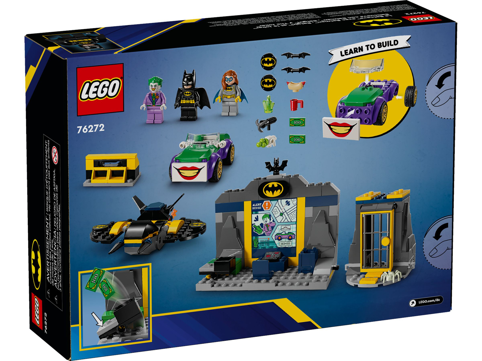 Lego Super Heroes 76272 Jaskinia Batmana z Batmanem, Batgirl i Jokerem