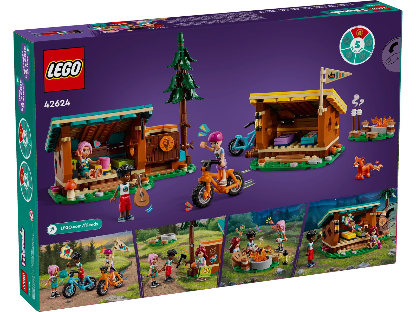 Lego Friends 42624 Przytulne domki na letnim obozie