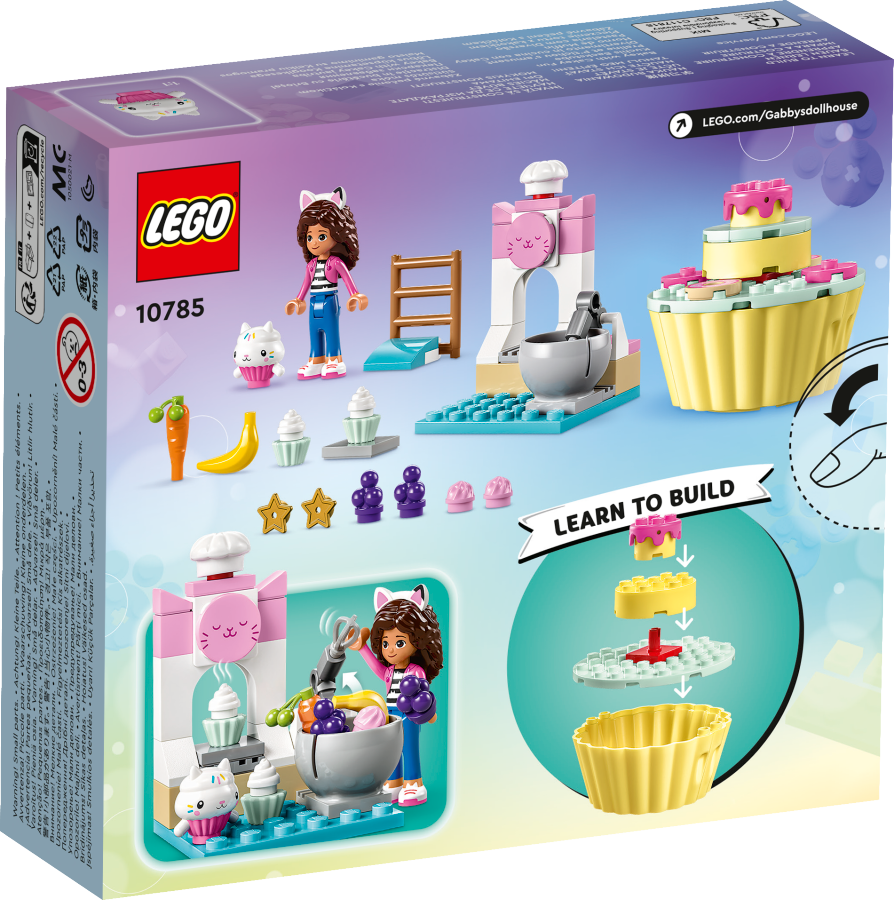 LEGO Gabby's Dollhouse Pieczenie tortu z Łakotkiem 10785