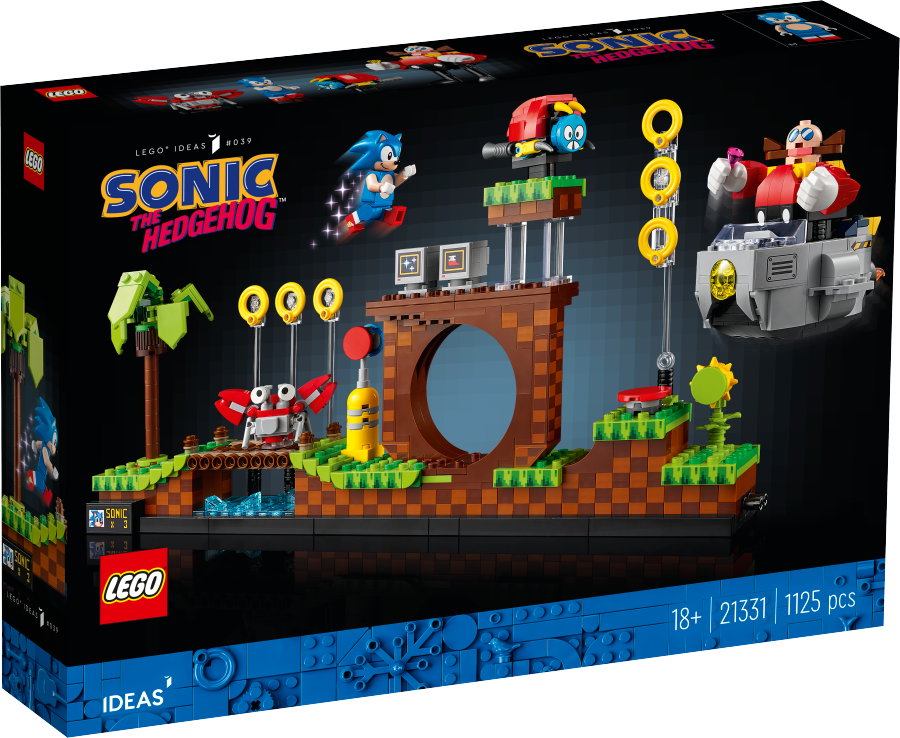 LEGO IDEAS Sonic the Hedgehog™ — Strefa Zielonego Wzgórza 21331