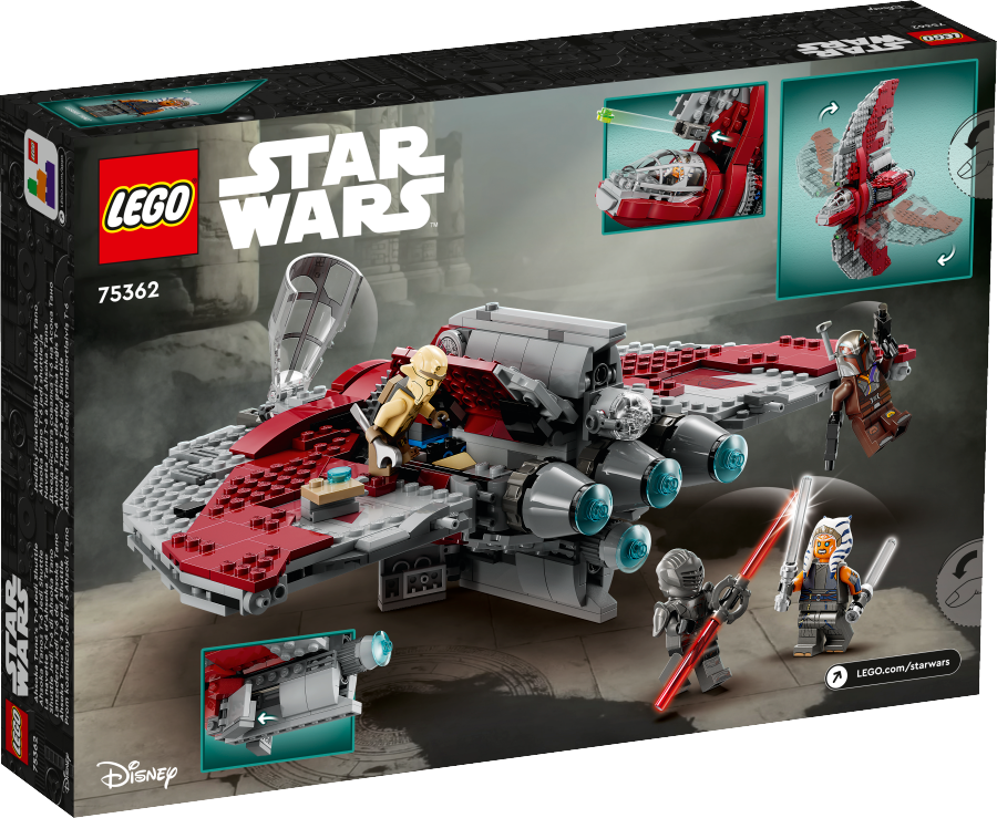 LEGO STAR WARS Prom kosmiczny Jedi T-6 Ahsoki Tano 75362
