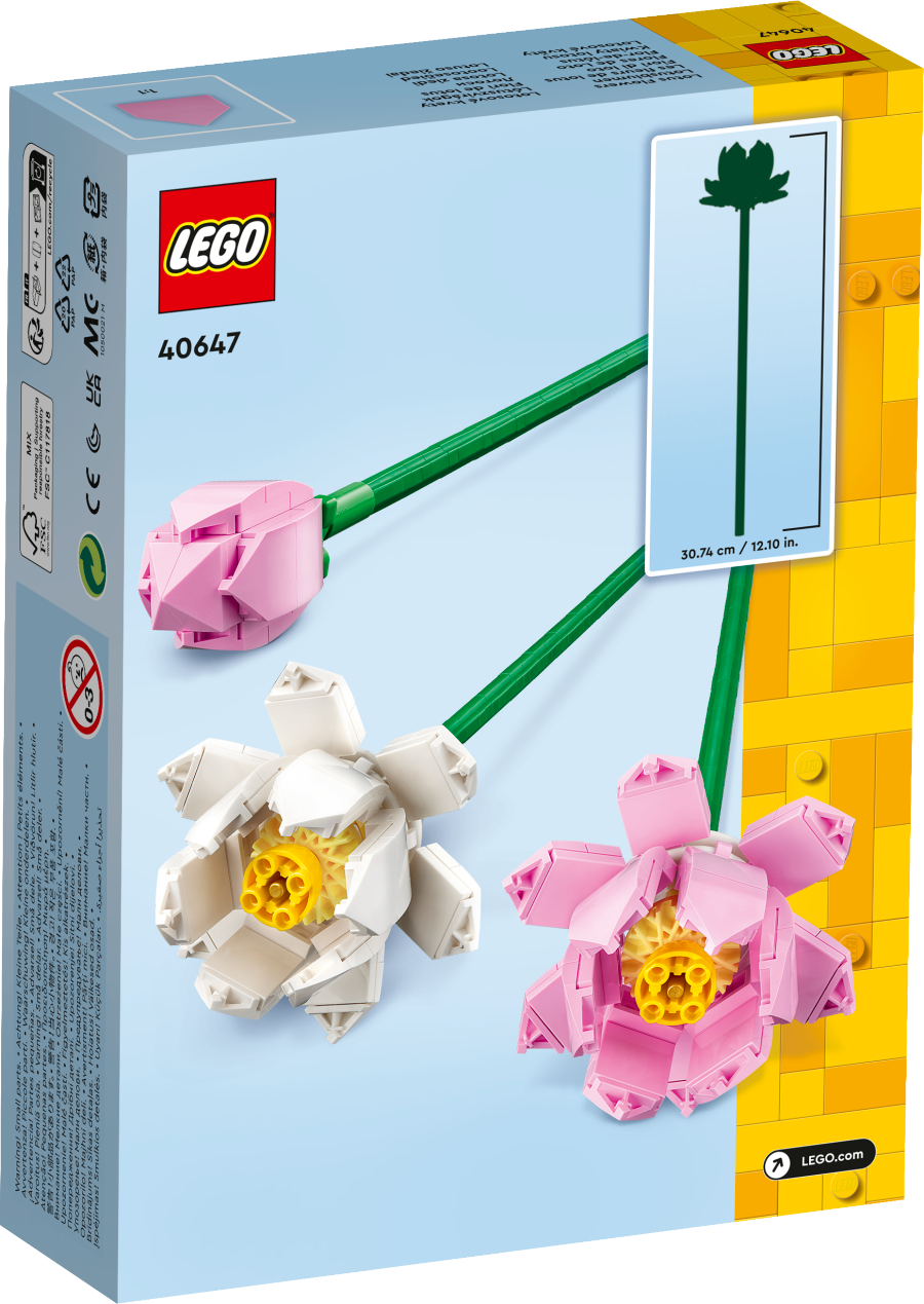 LEGO ICONS Kwiaty lotosu 40647