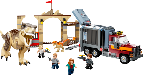 LEGO JURASSIC WORLD Ucieczka tyranozaura i atrociraptora 76948