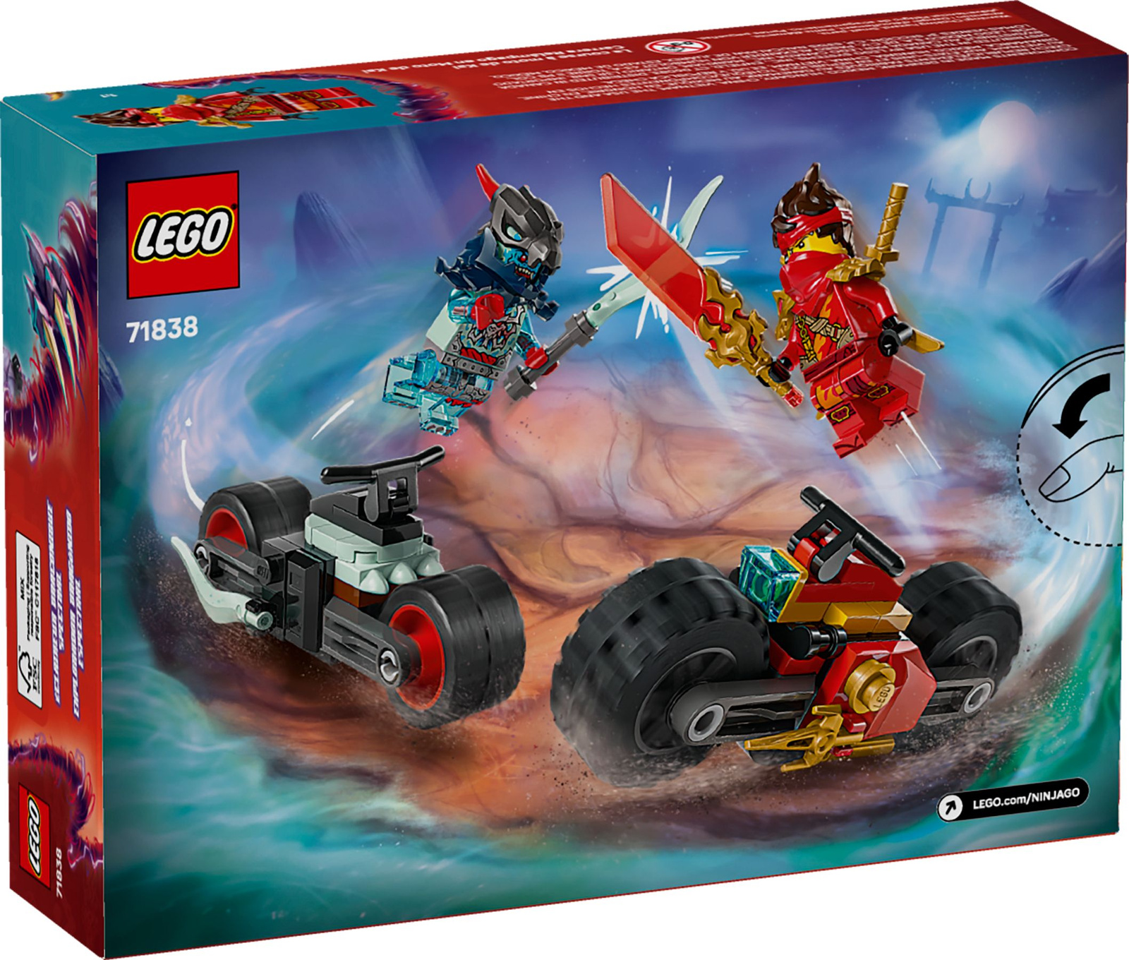 Lego Ninjago 71838 Wyścig motocyklowy Kaia
