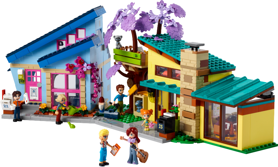 LEGO FRIENDS Dom rodzinny Olly’ego i Paisley 42620