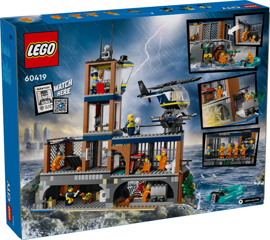LEGO CITY Policja z Więziennej Wyspy 60419