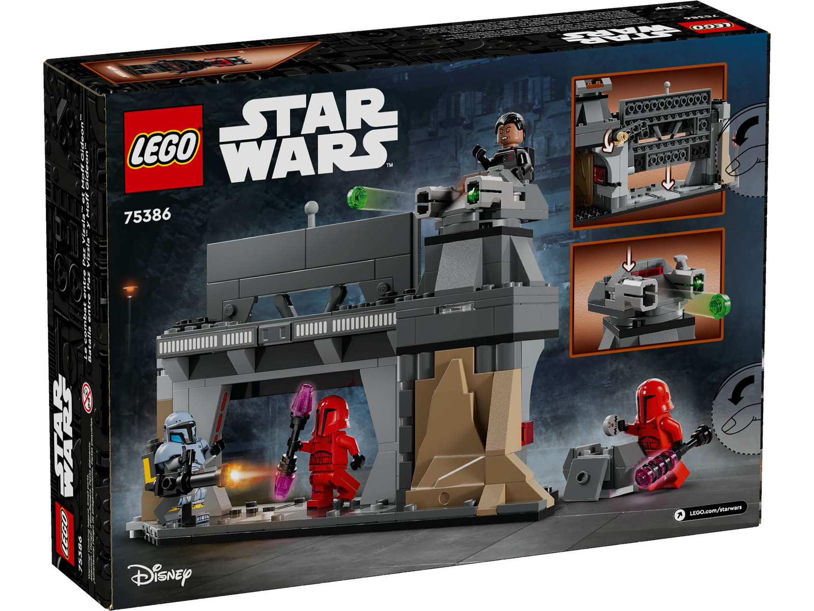 Lego Star Wars 75386 Pojedynek Paza Vizsli i Moffa Gideona