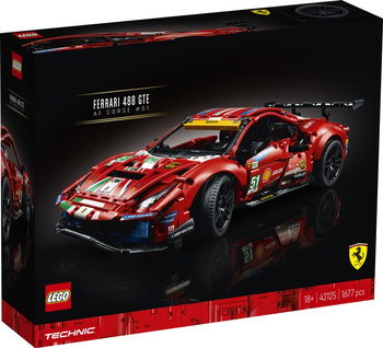 LEGO TECHNIC  Ferrari 488 GTE AF Corse No.51 42125