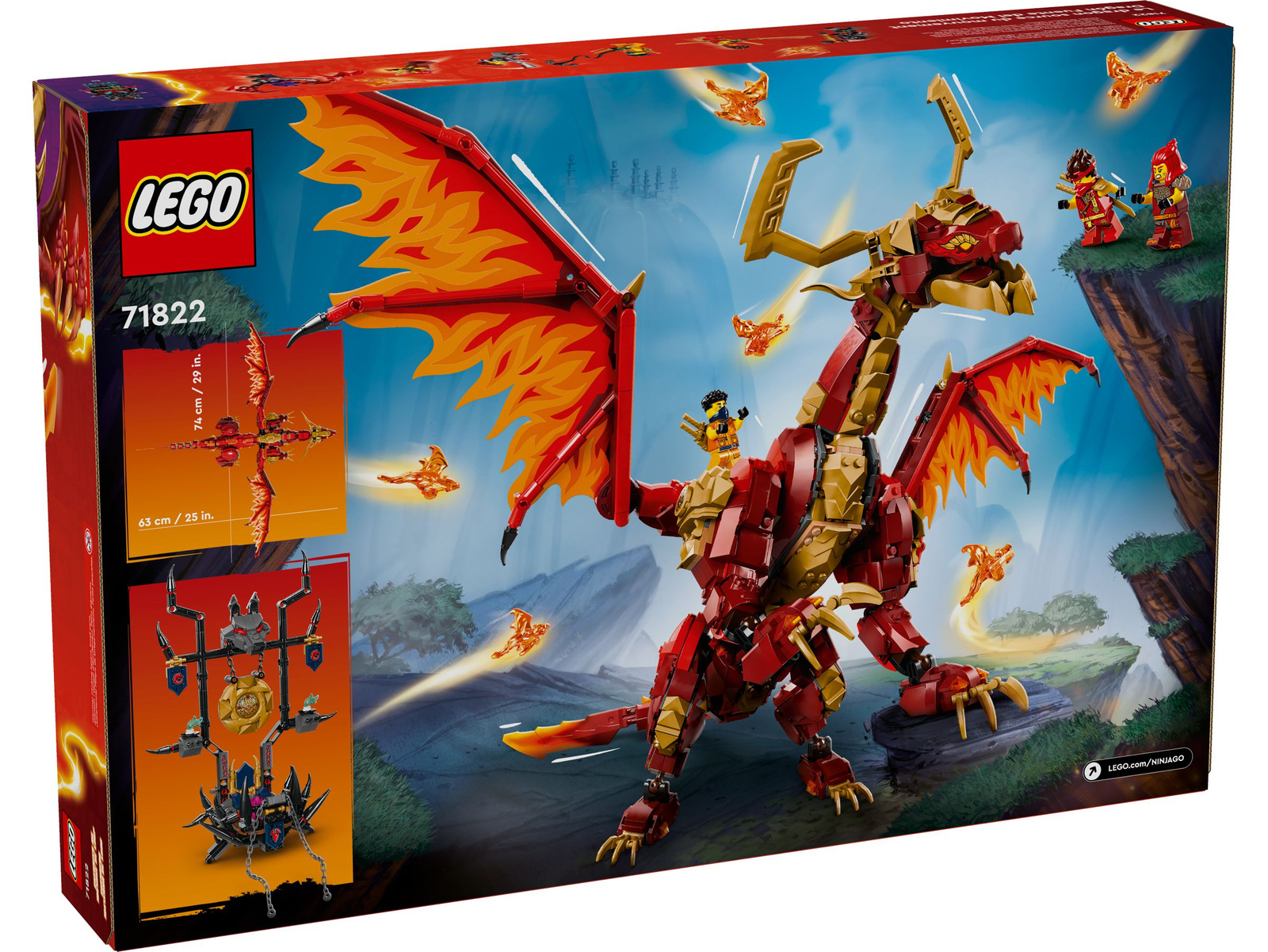 Lego Ninjago 71822 Smoczyca źródła ruchu