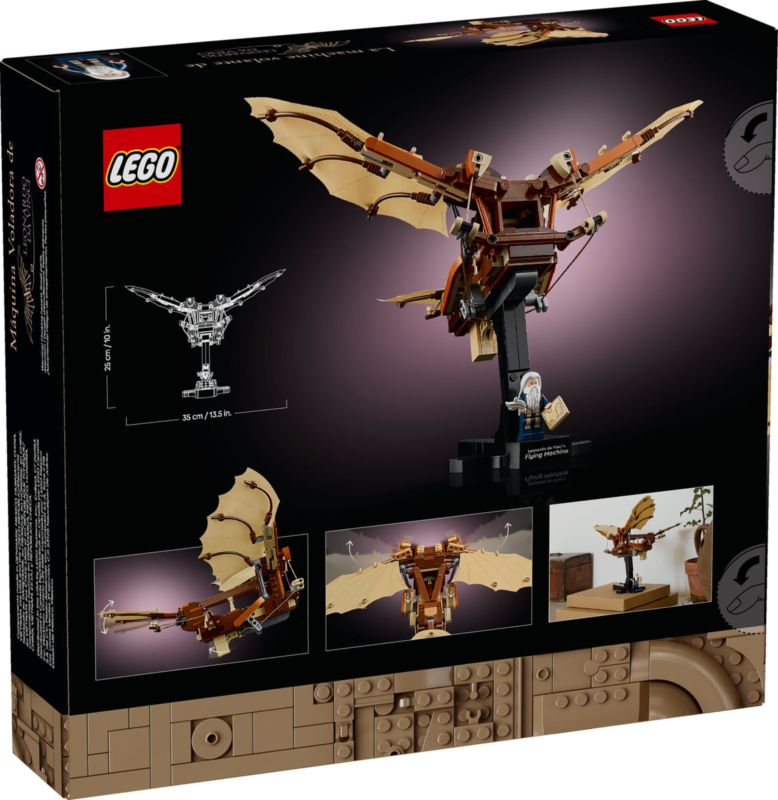 Lego Icons  10363 Maszyna latająca Leonarda da Vinci