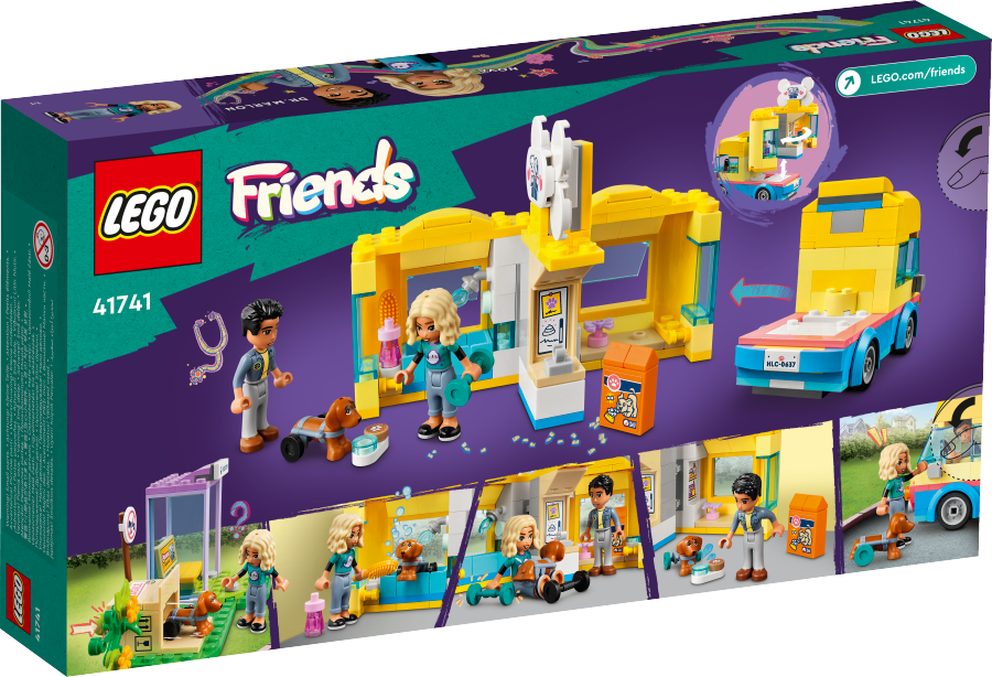 LEGO FRIENDS Furgonetka ratunkowa dla psów 41741