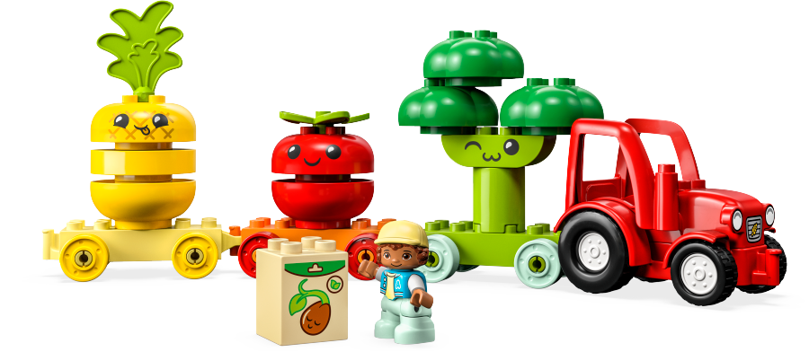 LEGO DUPLO Traktor z warzywami i owocami 10982