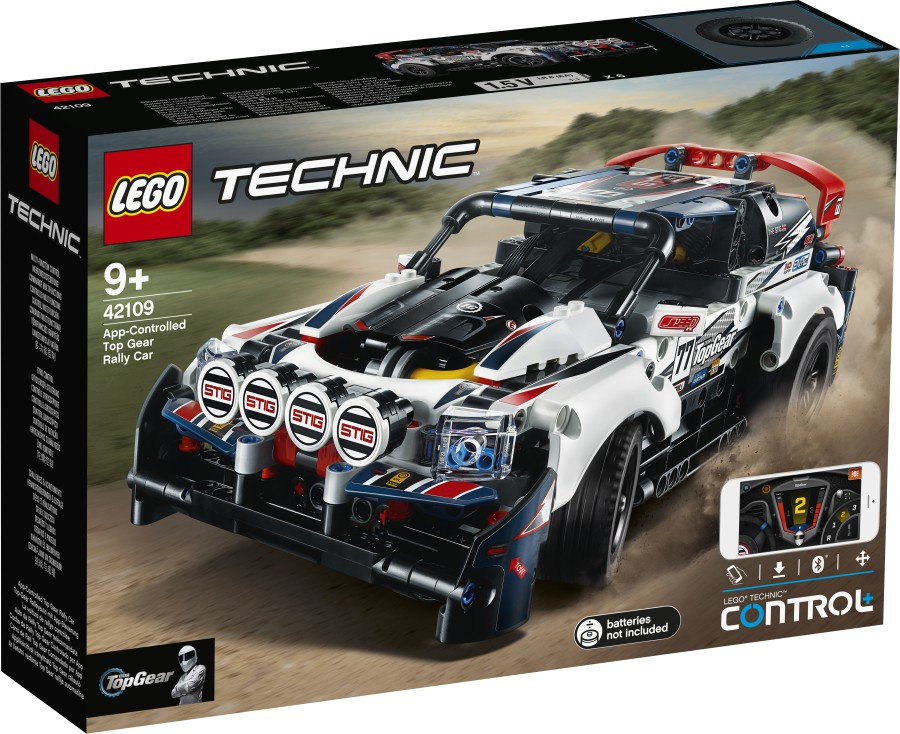 LEGO TECHNIC Auto wyścigowe Top Gear sterowane przez aplikację  42109