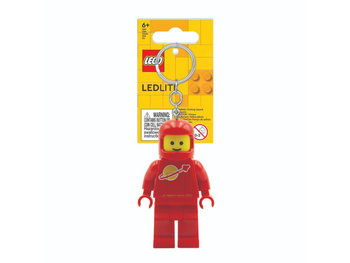 Brelok z Latarką Lego Czerwony Astronauta