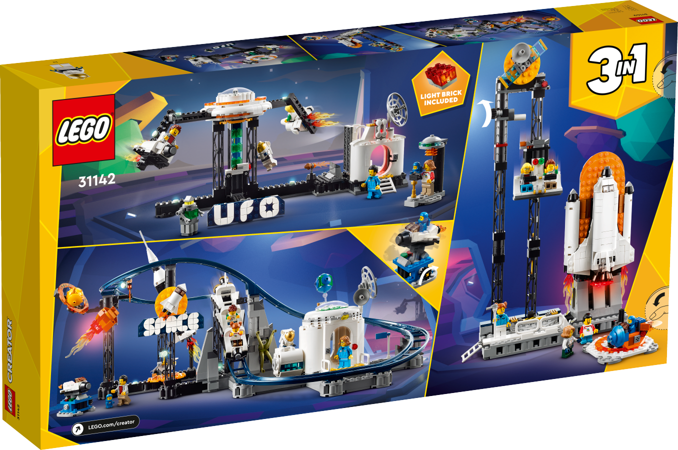 LEGO CREATOR Kosmiczna kolejka górska 31142
