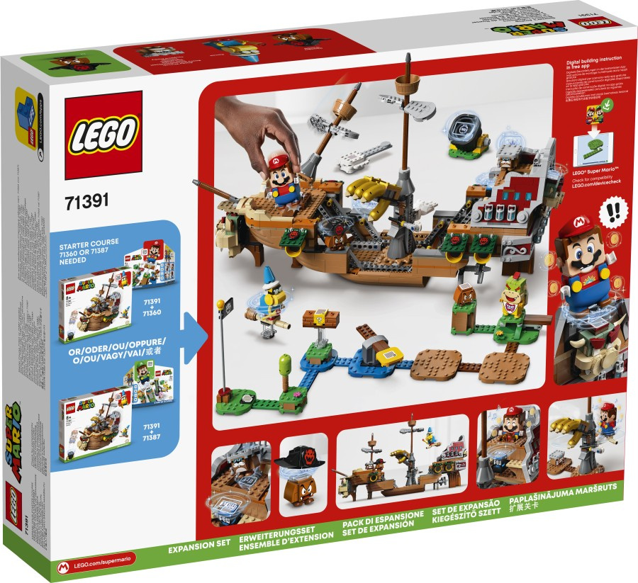 LEGO SUPER MARIO  Sterowiec Bowsera - zestaw dodatkowy 71391