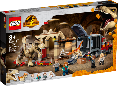 LEGO JURASSIC WORLD Ucieczka tyranozaura i atrociraptora 76948