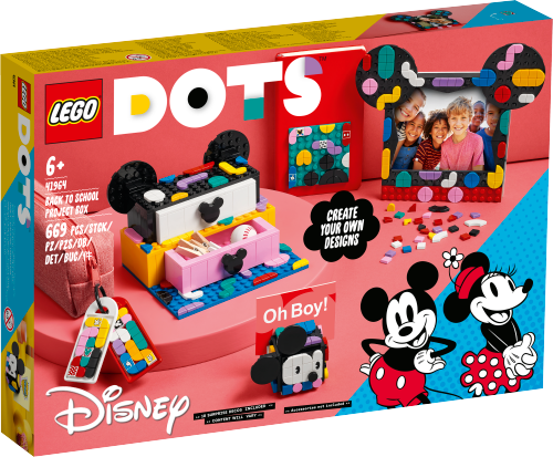 LEGO DOTS Myszka Miki i Myszka Minnie — zestaw szkolny 41964