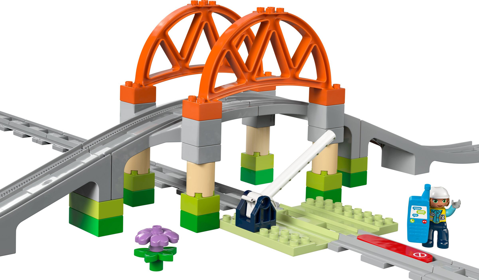 Lego Duplo 10426  Most i tory kolejowe - zestaw rozszerzający