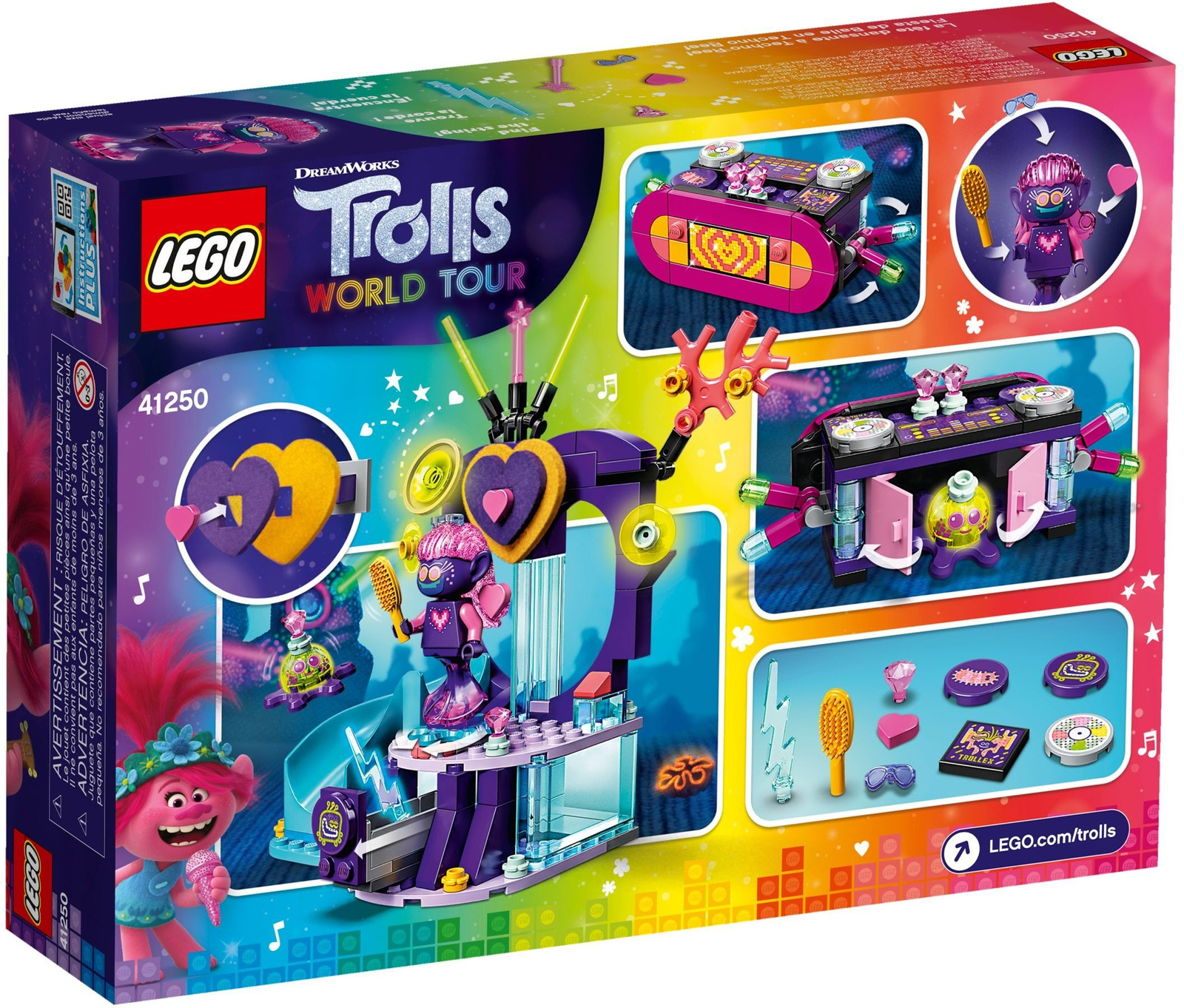 LEGO TROLLS  Impreza techno na rafie 41250