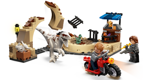 LEGO JURASSIC WORLD Atrociraptor: pościg na motocyklu 76945