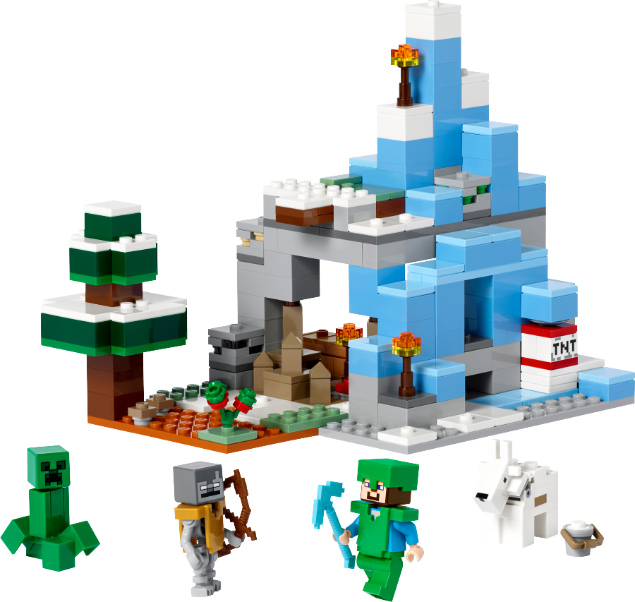 LEGO MINECRAFT Ośnieżone szczyty 21243