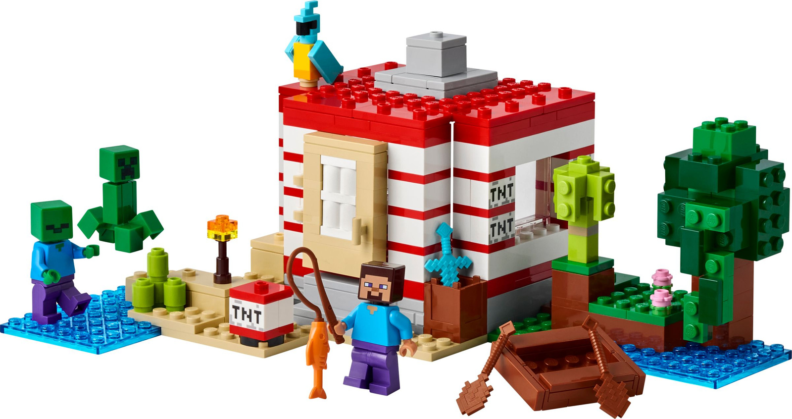 Lego Minecraft 21275 Dom TNT w dżungli