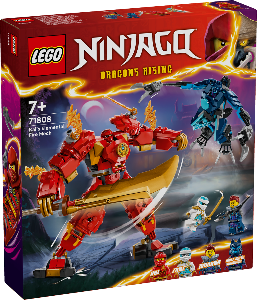 LEGO NINJAGO Mech żywiołu ognia Kaia 71808