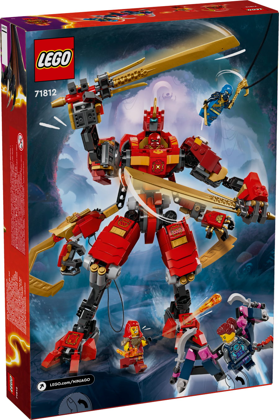 LEGO NINJAGO Wspinaczkowy mech ninja Kaia 71812