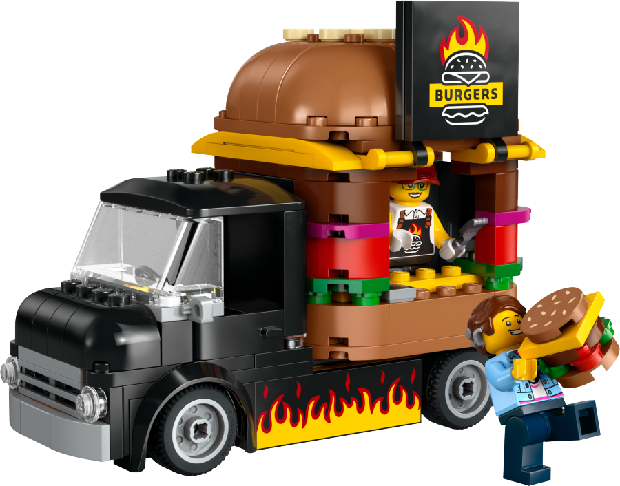 LEGO CITY Ciężarówka z burgerami 60404