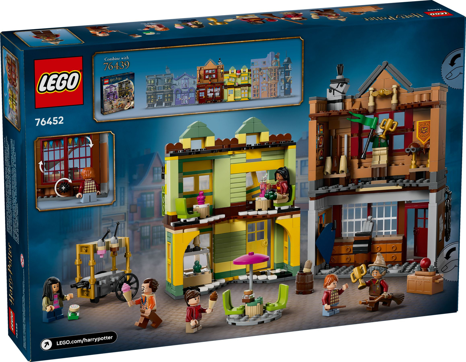 Lego Harry Potter 76452 Markowy sprzęt do quidditcha i lodziarnia