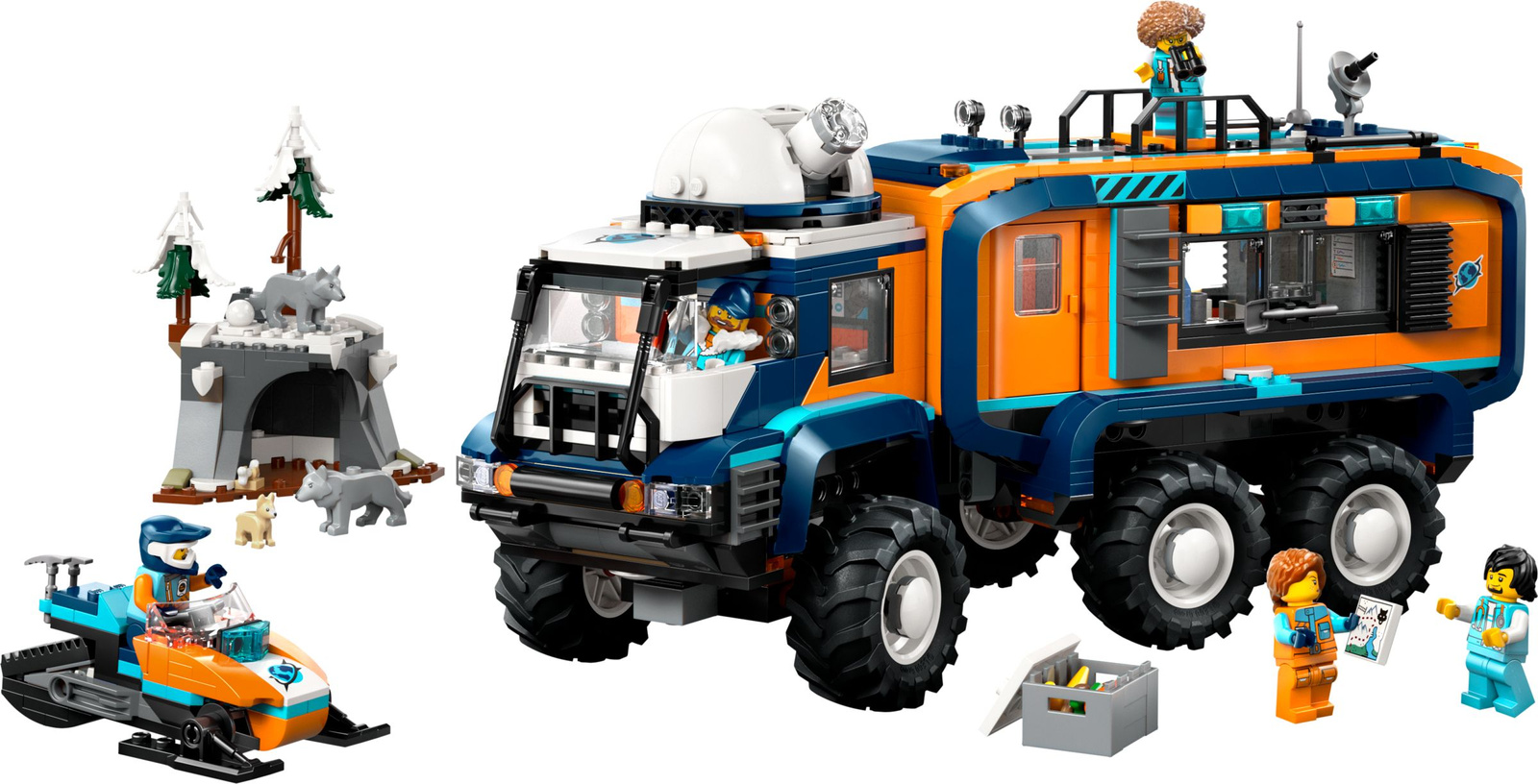 Lego City 60471 Ciężarówka z laboratorium arktycznej odkrywczyni