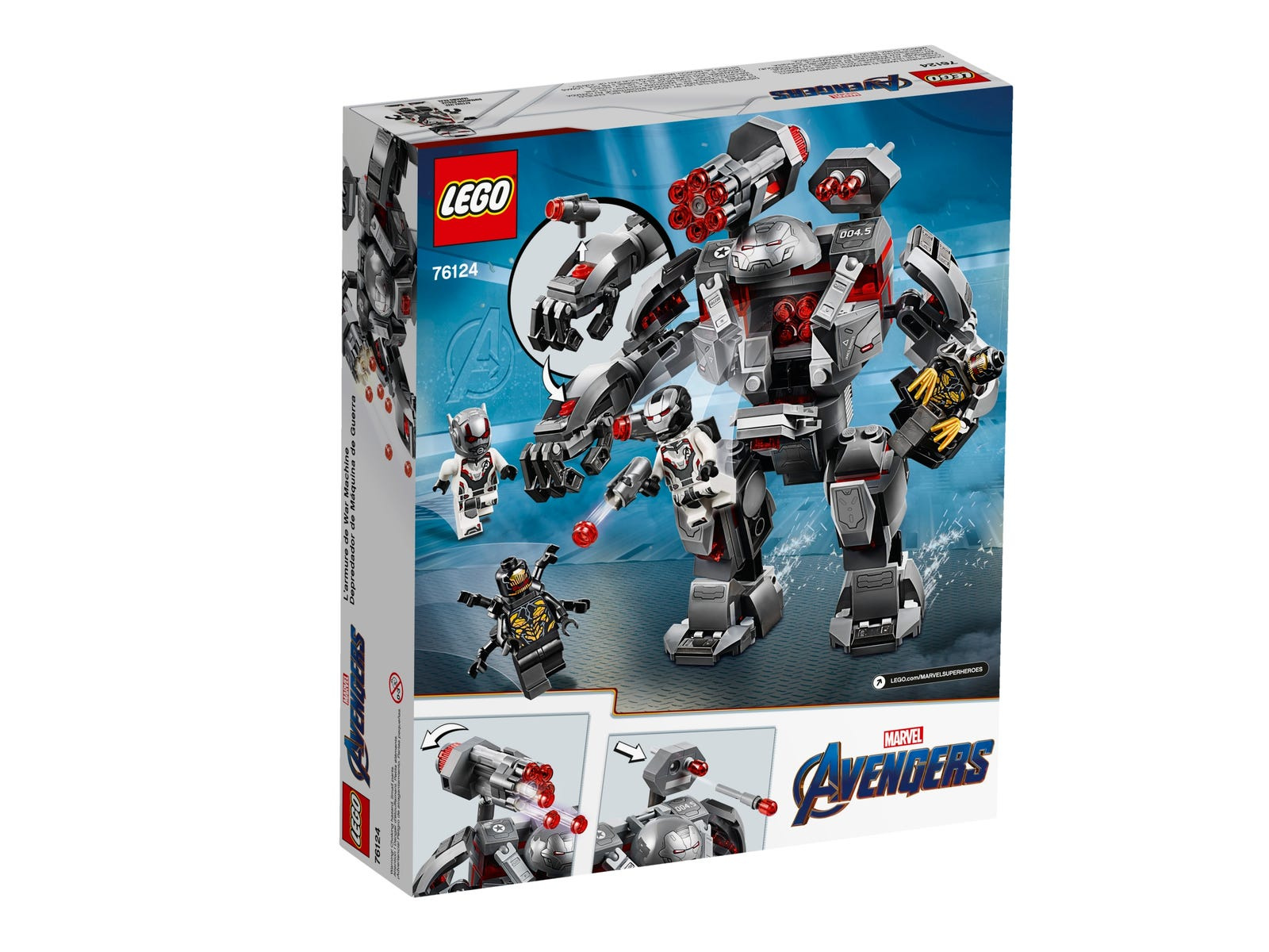 LEGO Super Heroes 76124 Pogromca War Machine