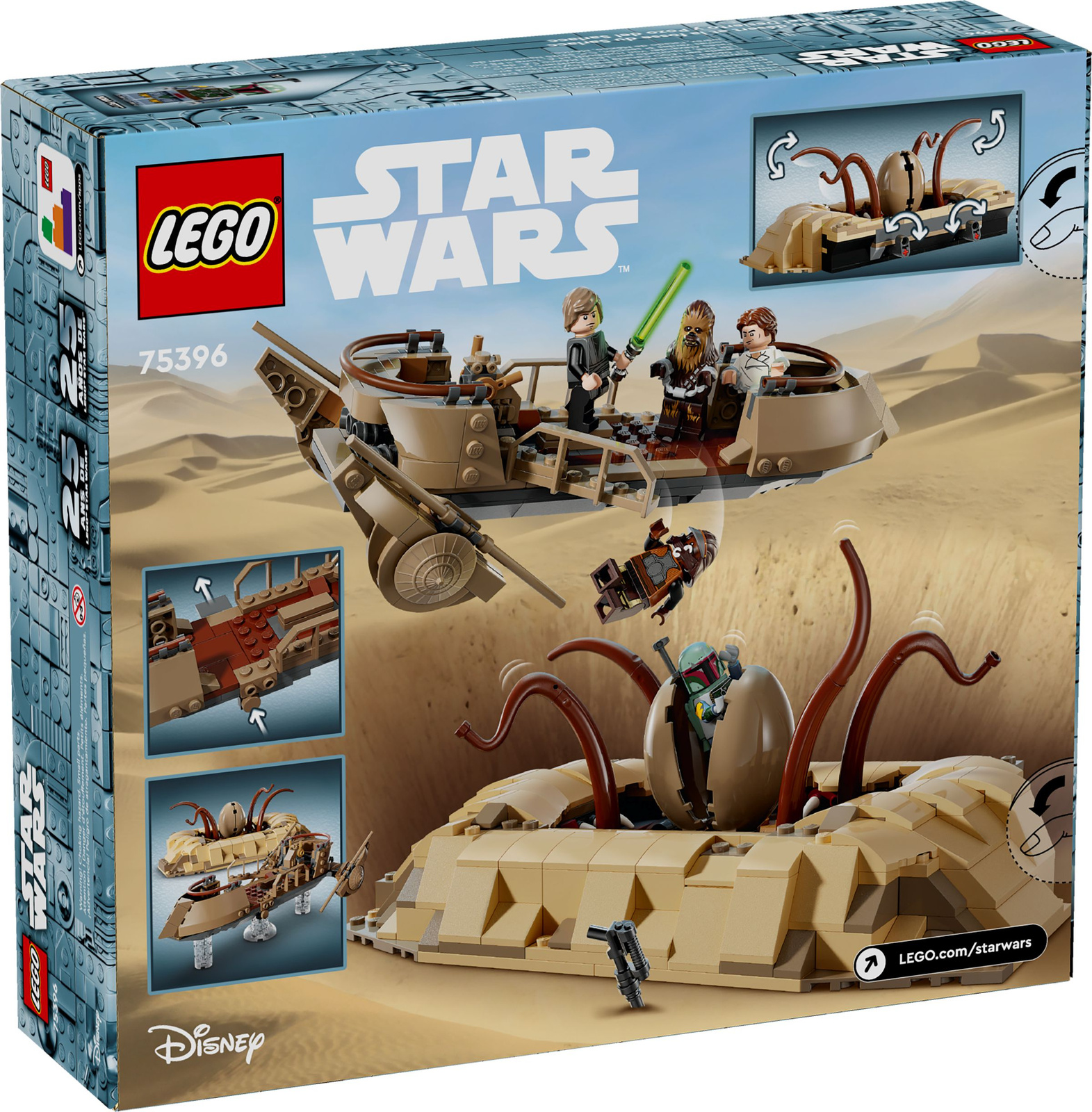Lego Star Wars 75396 Pustynna barka i jama sarlacca