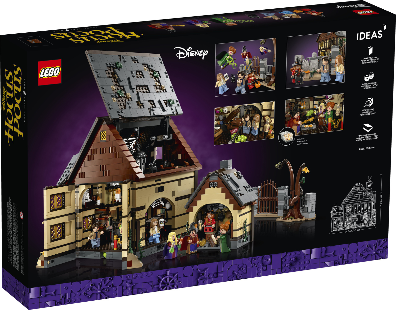LEGO 21341 Disney Hokus Pokus: Chata sióstr Sanderson