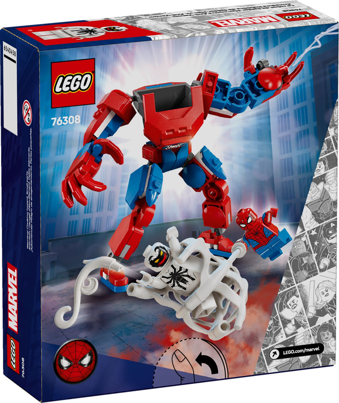Lego Super Heroes 76308 Mech Spider-Mana kontra Anti-Venom