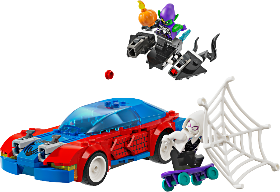 LEGO MARVEL Wyścigówka Spider-Mana i Zielony Goblin 76279