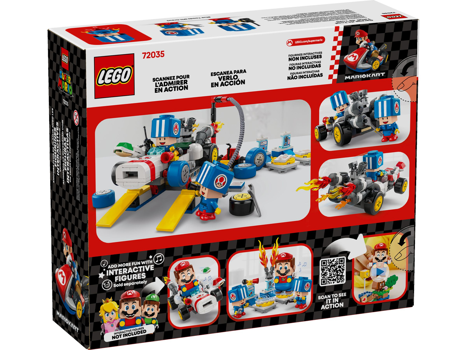 Lego Super Mario 72035 Toad i jego garaż - Mario Kart