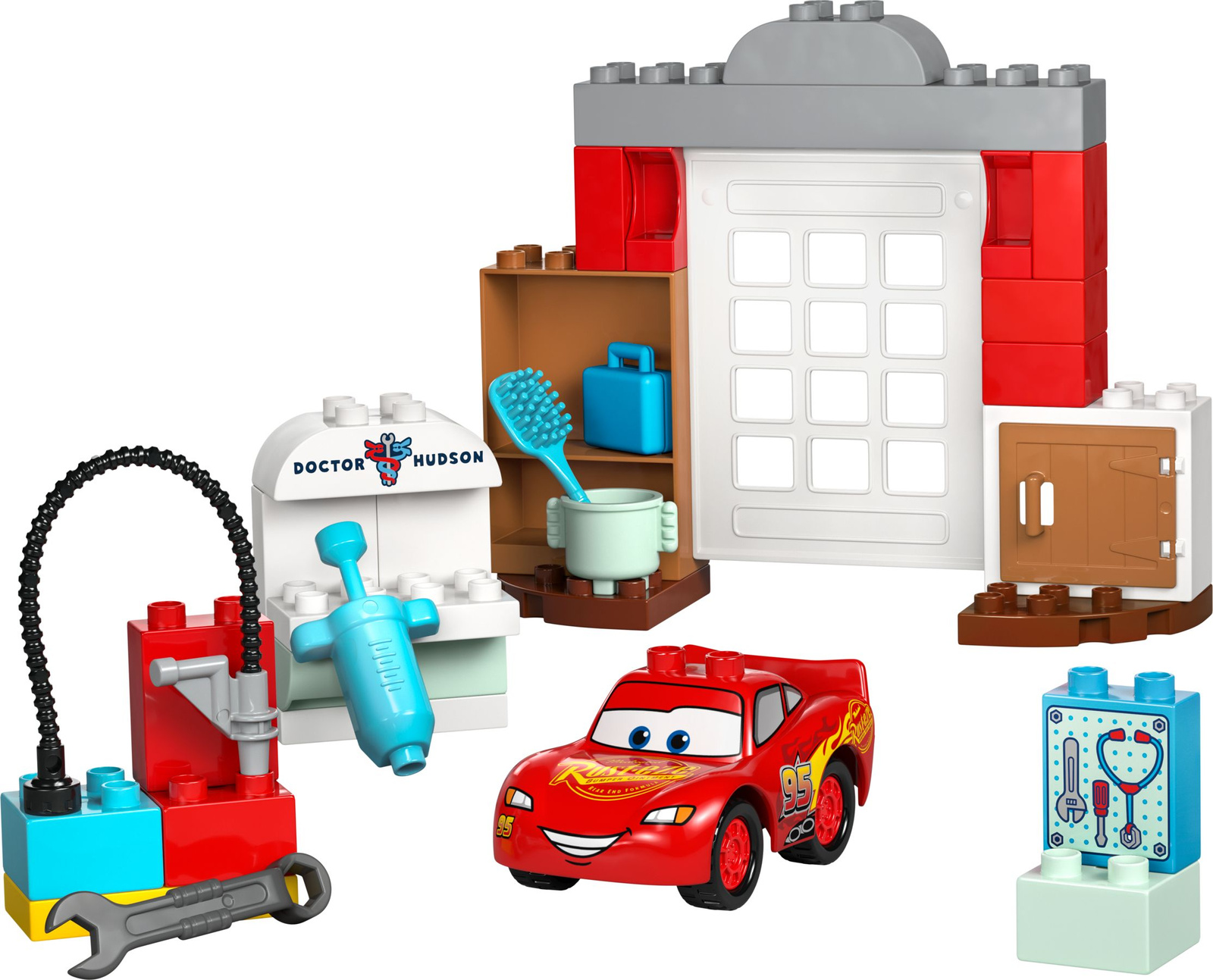 Lego Duplo 10456 Wizyta McQueena w warsztacie Wójta