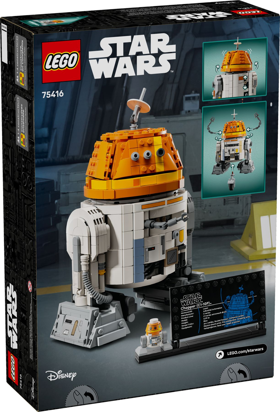Lego Star War 75416 Droid Astromechaniczny Chopper