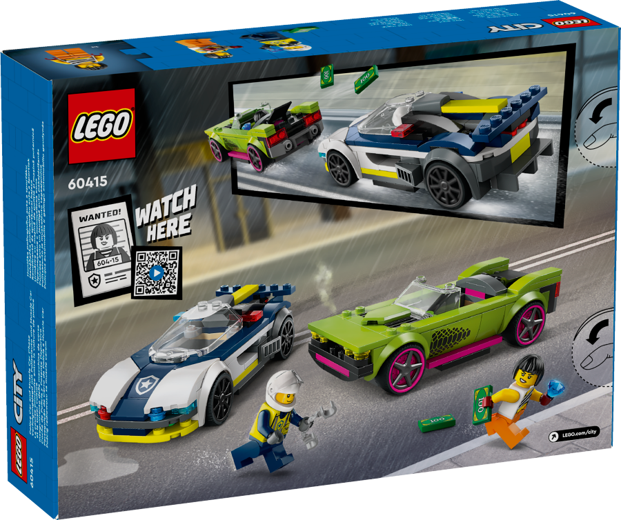 LEGO CITY Pościg radiowozu za muscle carem 60415
