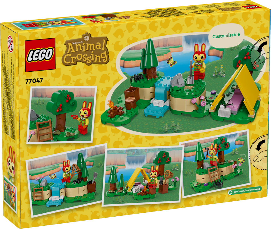 LEGO ANIMAL CROSSING Zabawy na świeżym powietrzu Bunnie 77047